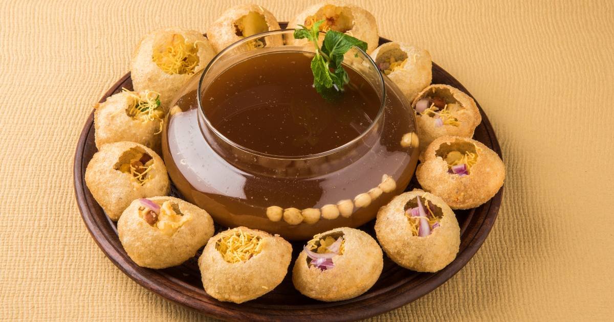 pani puri receita indiana