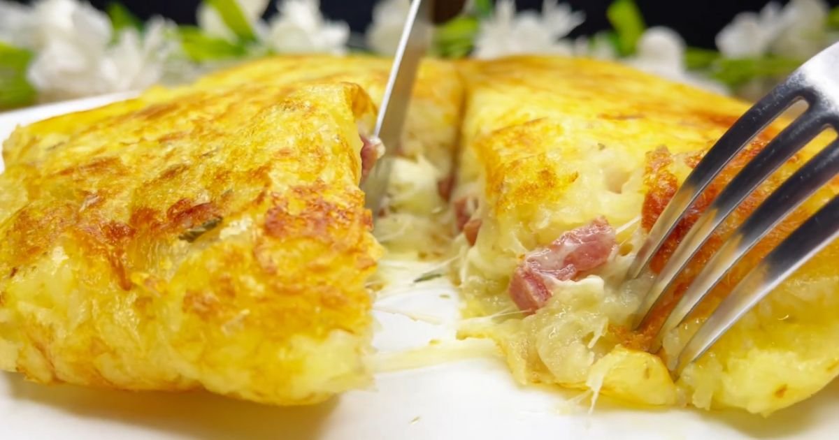 Receita de Batata Rosti Recheada na Frigideira Fácil e Rápido